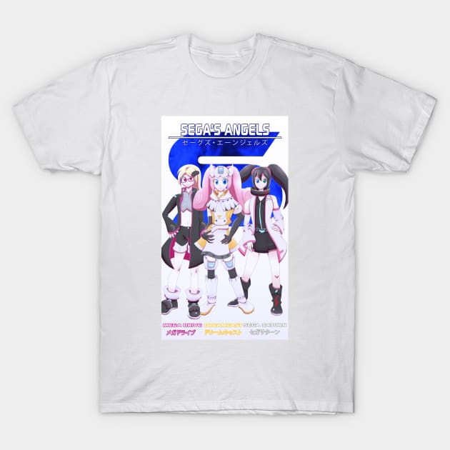 Sega's Angels T-Shirt by waffletoast215